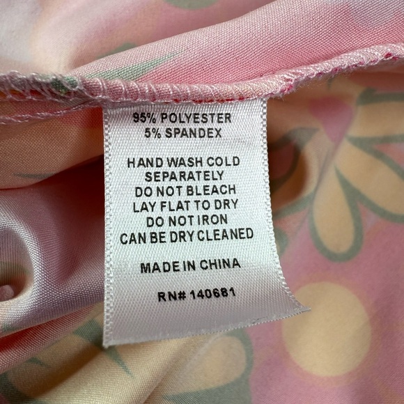 Smak Parlour Floral Halter Maxi Dress Pink Orange Size XL - Picture 8 of 11